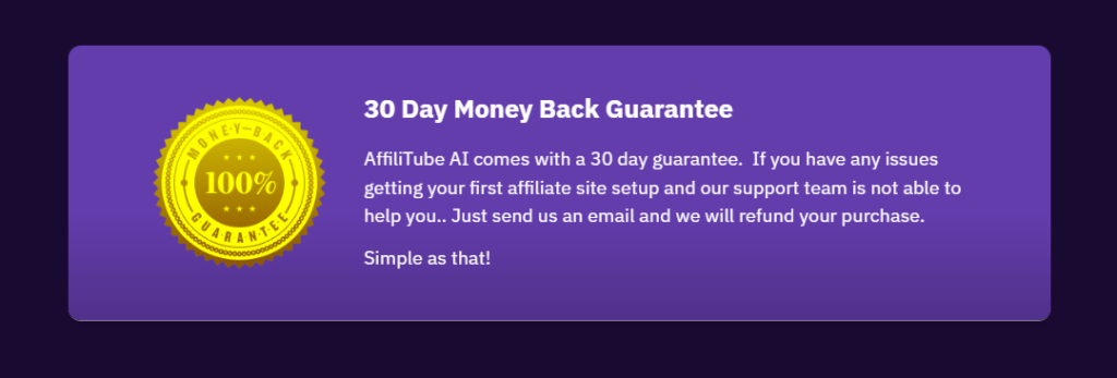 money back gureanty